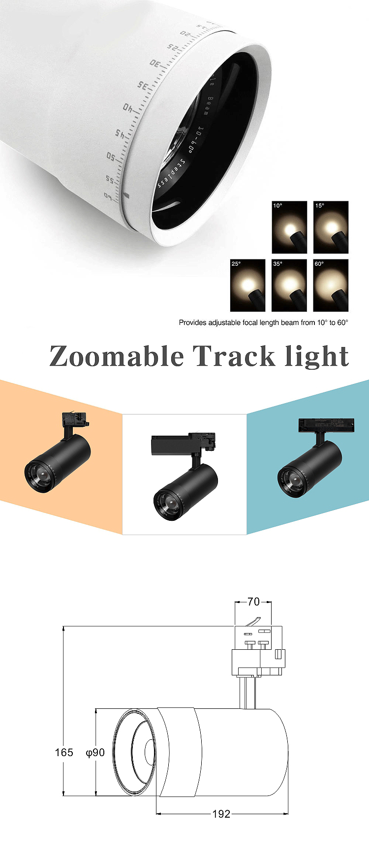 Parify Track Zoom Lights 40w - Image 4