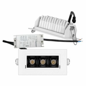 Alternative view of Parify Matrix Tilt T31 Tilting Linear 3 LED Downlight