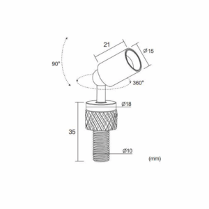 Alternative view of Parify Mini Spot Light PAR111-1