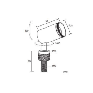 Alternative view of Parify Mini Spot Light PAR115-1 (Zoomable)