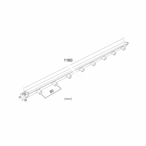 Alternative view of Parify Linear Spot 533-V