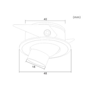 Alternative view of Parify Mini Recessed Light PAR108