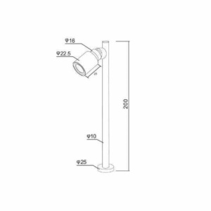 Alternative view of Parify LED Stalk Light (PAR102A) Zoomable