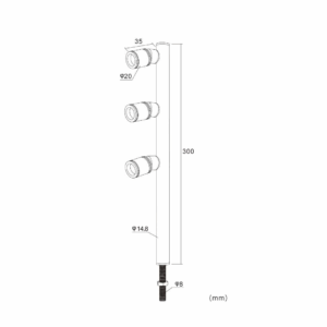 Alternative view of Parify LED Stalk Light (PAR112B)